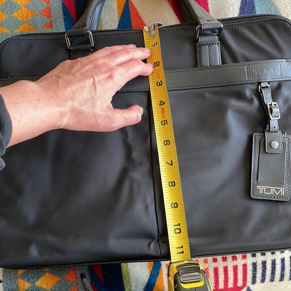 TUMI laptop briefcase with strap - Picture 13 of 15